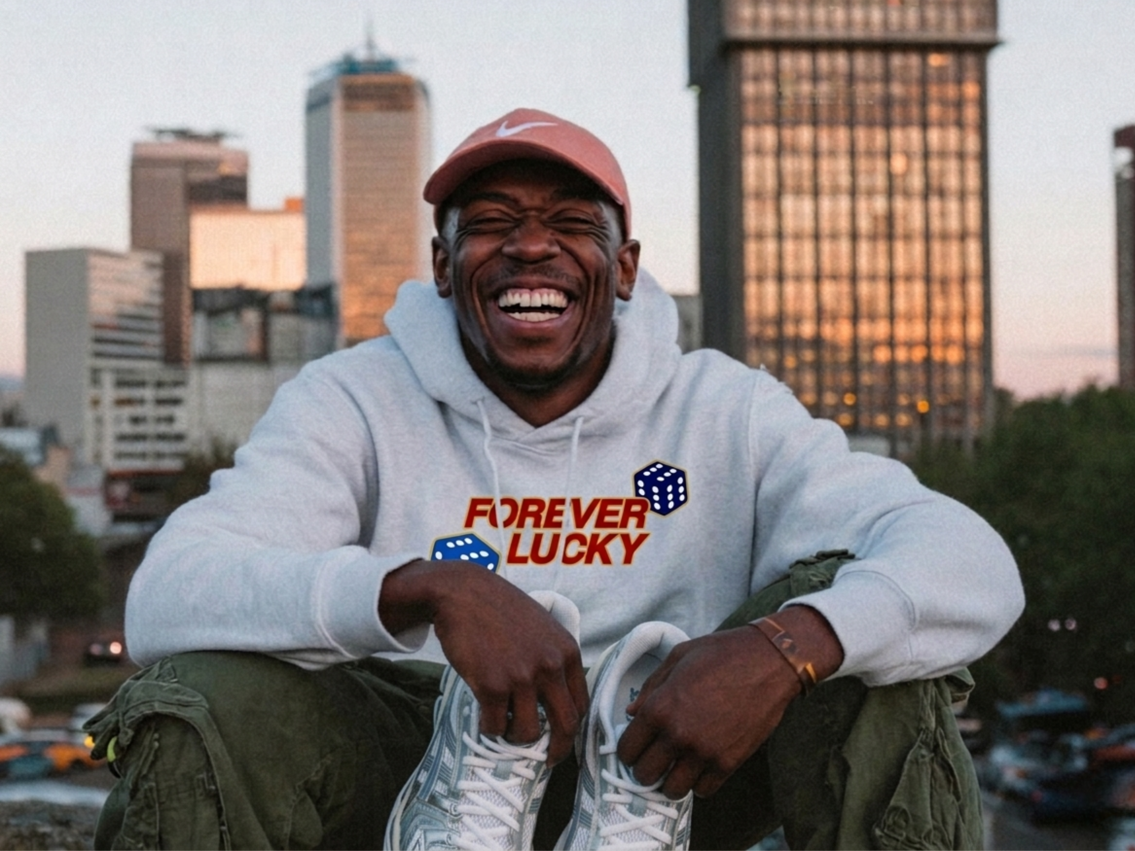 Forever Lucky Hoodie (grey) - R1300.00